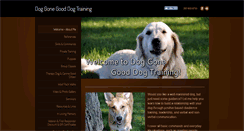 Desktop Screenshot of doggonegooddogtraining.com